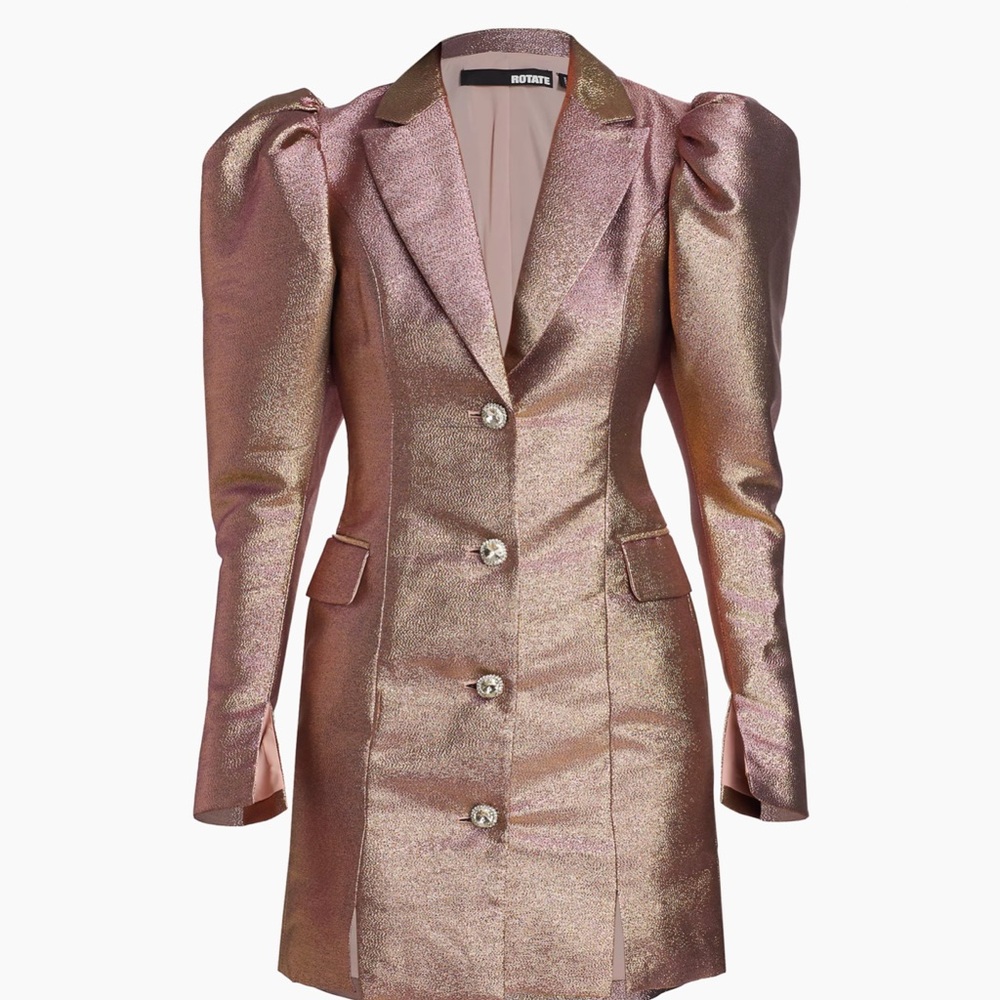 Blazer Puff sleeve dress